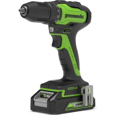 Дрель аккумуляторная GREENWORKS GD24DD35 24 V c акк и з/у 3704007UA