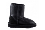 UGG Kids Classic Short Metallic Black