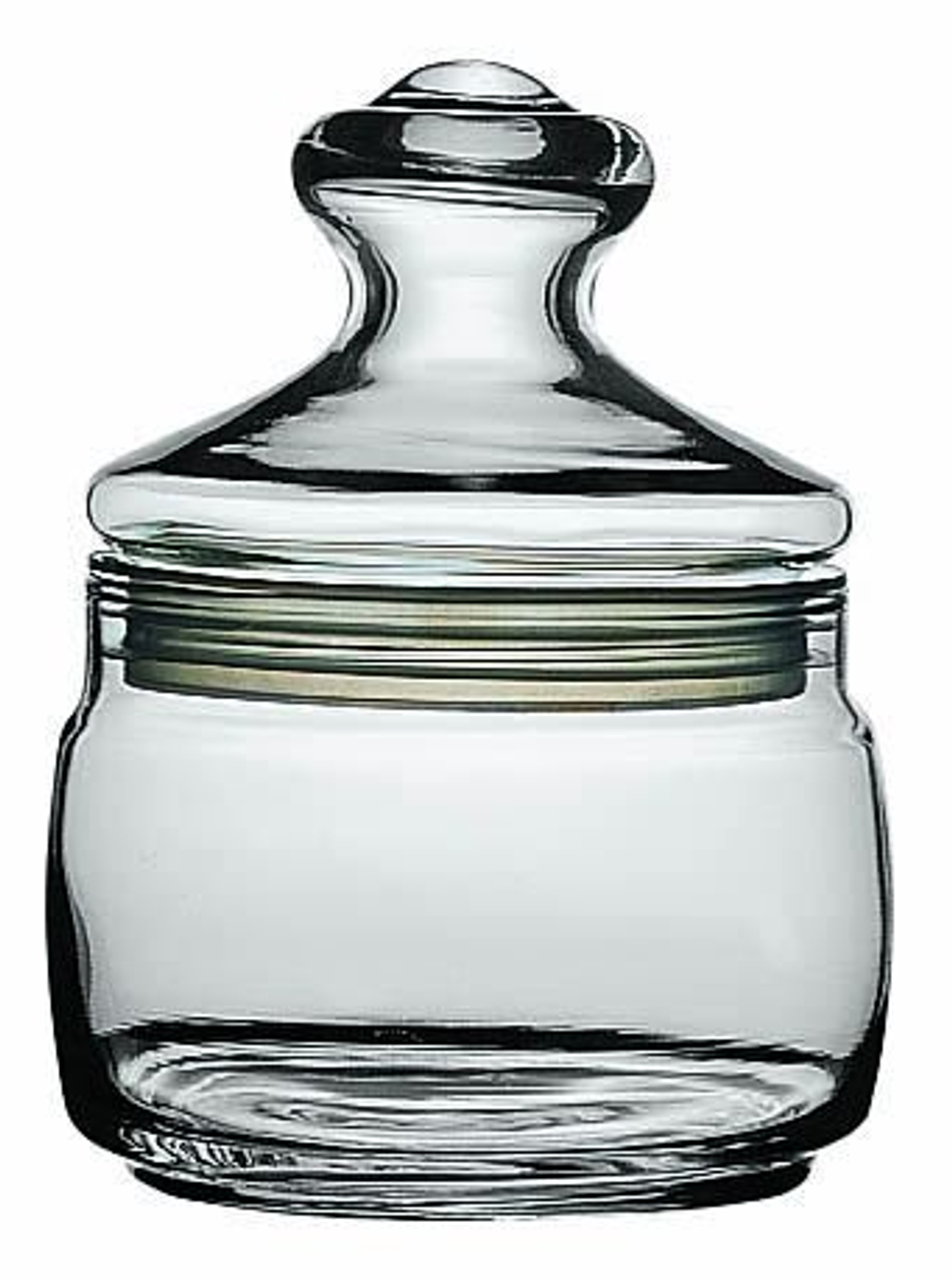 Банка для сыпучих прод.  420 мл. со стекл. крышкой Чешни /1/12/432/