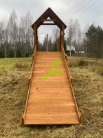 Заливная зимняя горка