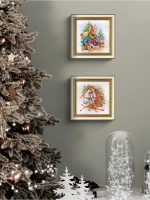 Набор из двух картин "Лошадь - символ 2026 года"