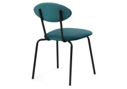 Стул на металлокаркасе Мареон катания ментол / черный матовый