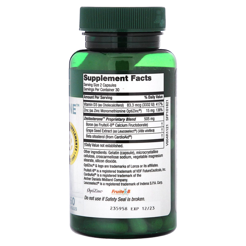 Purity Products, Zestosterone, 60 капсул