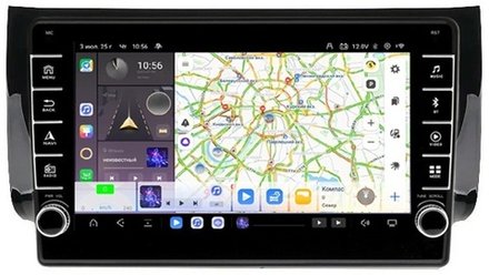 Магнитола для Nissan Sentra/Sylphy B17 2012-2023, Tiida 2015 - Carmedia OL-1666-1 (кнопки и крутилки) Android 13, TS20, 6+128Гб, CarPlay, 4G SIM-слот