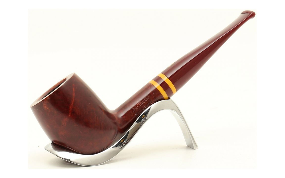 Курительная трубка Savinelli Regimental Smooth Burgundy Model 128