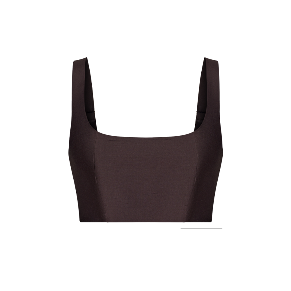 Кроп топ из шелка