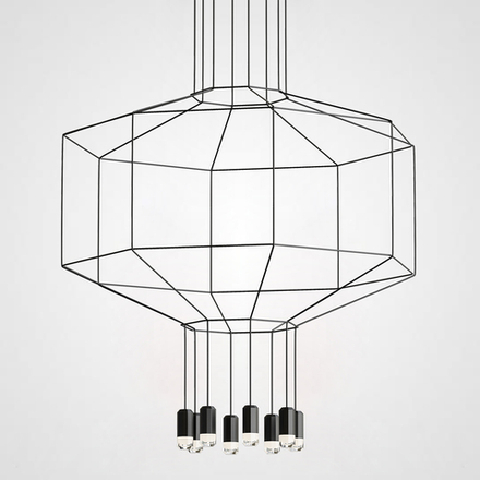 Подвесной светильник Via Wireflow polyhedral 0299 Octagonal