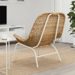 Кресло с подушкой-  FRYKSÅS IKEA /ФРИКСОС ИКЕА, ротанг