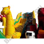 Детский надувной батут-горка "Африка"