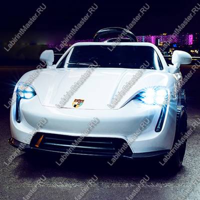 Детский электромобиль "Porshe" белый