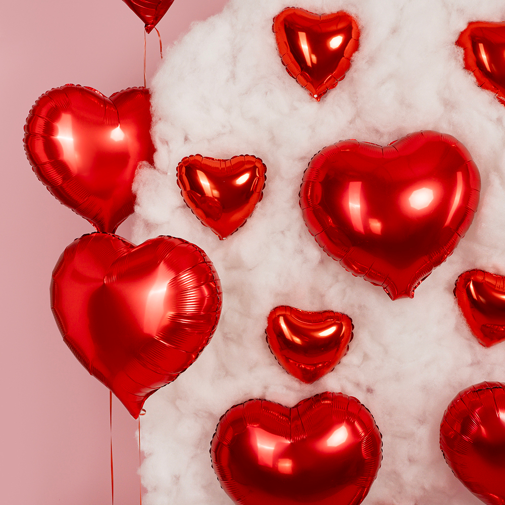 Сердце 9" Красный Gr