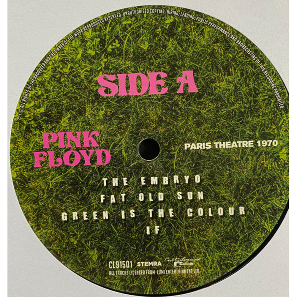 Pink Floyd / Paris Theatre 1970 (LP)