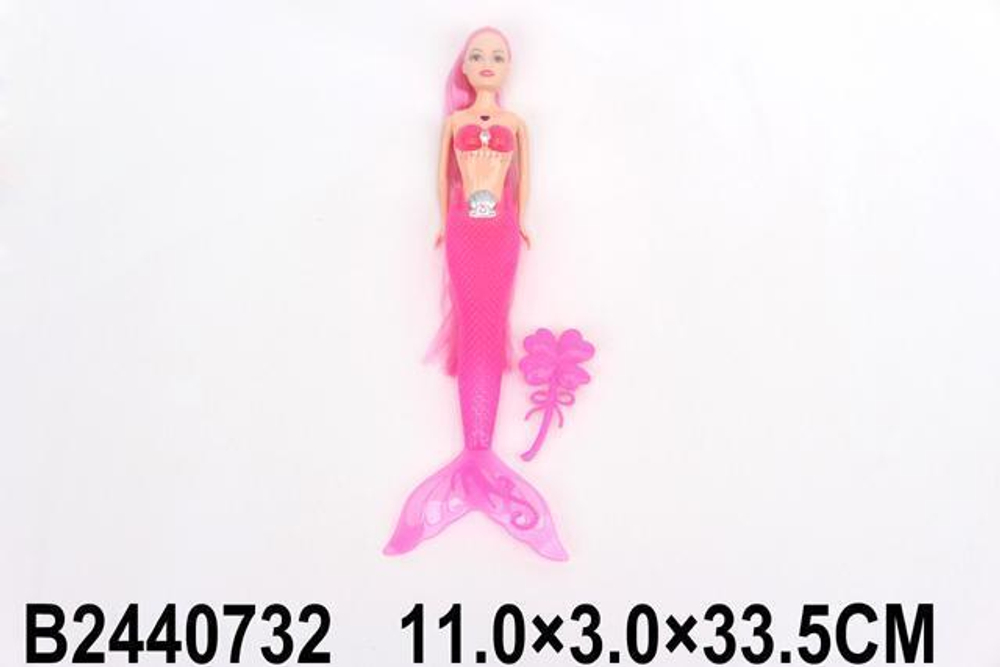 Кукла тип Модница Русалка с аксессуарами, пакет 989-2C