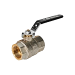 Кран шаровой полнопроходной STOUT - 3/4" (ВР/ВР, PN40, Tmax 150°C, ручка-рычаг черная)