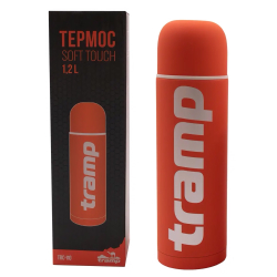 Tramp Термос Soft Touch 1.2 л, TRC-110, оранжевый