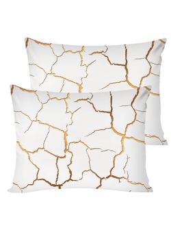 Постельное белье поплин Сказка "Кракле (белый)" евро  Наволочка 50х70 см 2 шт Простынь на резинке 180x200 см Пододеяльник 200x215 см