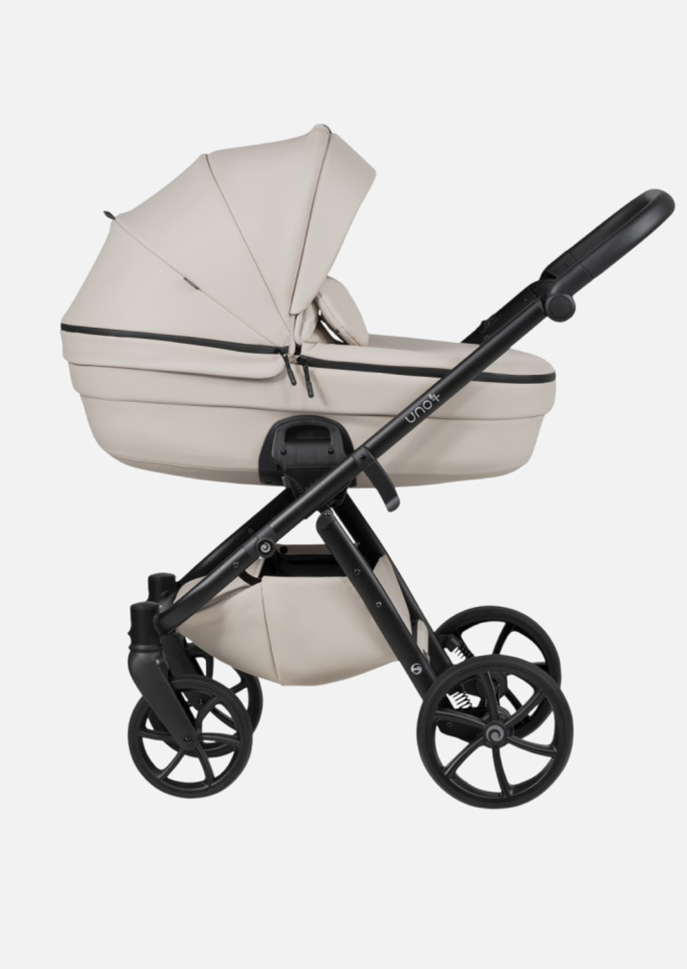 Tutis Коляска 2 в 1 UNO 6+ Leather Latte