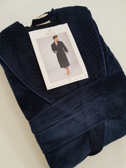 Халат мужской велюровый 20665 Nusa Турция