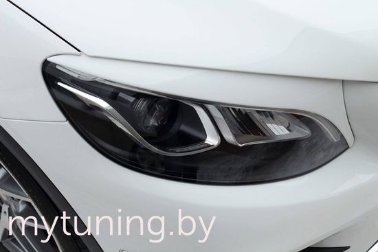Реснички на фары для Mercedes GLC C253 coupe