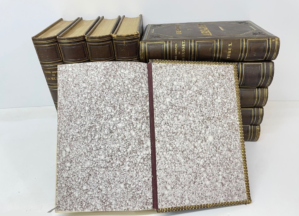 Альфред де Мюссе полное собрание сочинений в 10 томах 1866 г