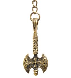 AM-1621 Брелок «Секира» (латунь)