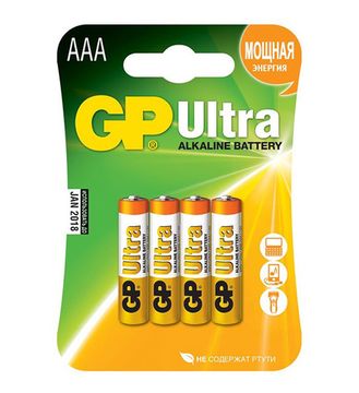 Батарейка ААА 4шт GP Ultra GP24AU-2CR4