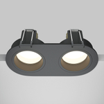 Встраиваемый светильник Maytoni Share DL126-02-GU10-B