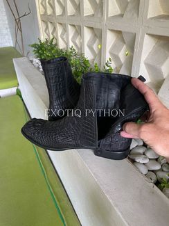 Полусапожки из кожи крокодила - SH-176