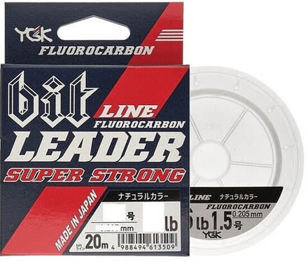 Леска флюорокарбон YGK Line Leader Super Strong 20м #1.2 d-0.185мм
