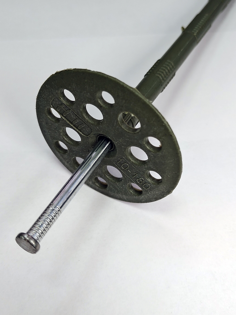 10х180 IZM дюбель + ГВОЗДЬ (1+2) для изоляц. материалов (500 шт.)