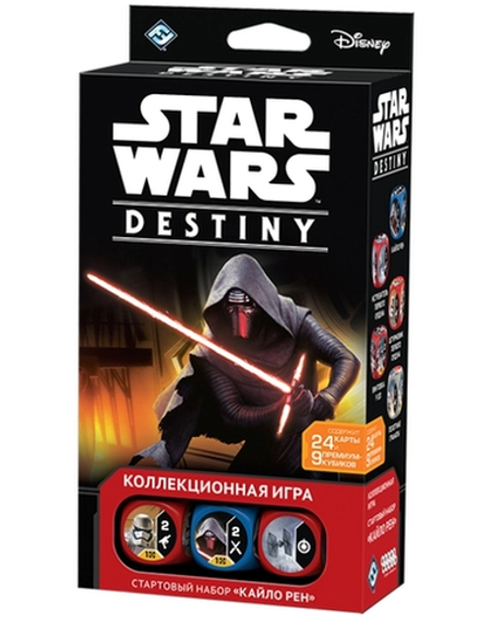 Настольная игра "Star Wars: Destiny. Стартовый набор. Кайло Рен"