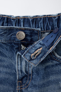 ZARA ДЖИНСОВЫЕ ШОРТЫ, СИНИЙ