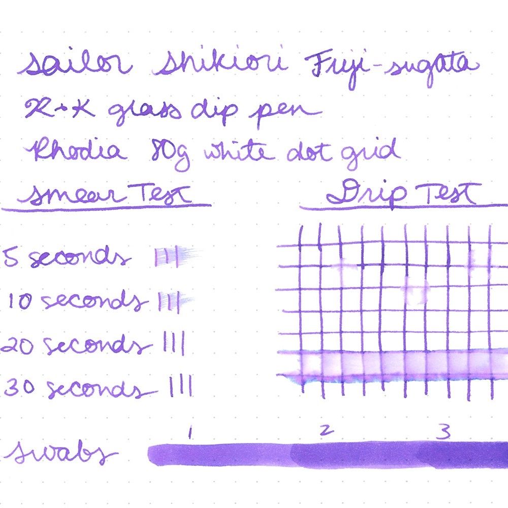 Чернила Sailor Shikiori Fuji Sugata 20 мл (13-1008-213) 3