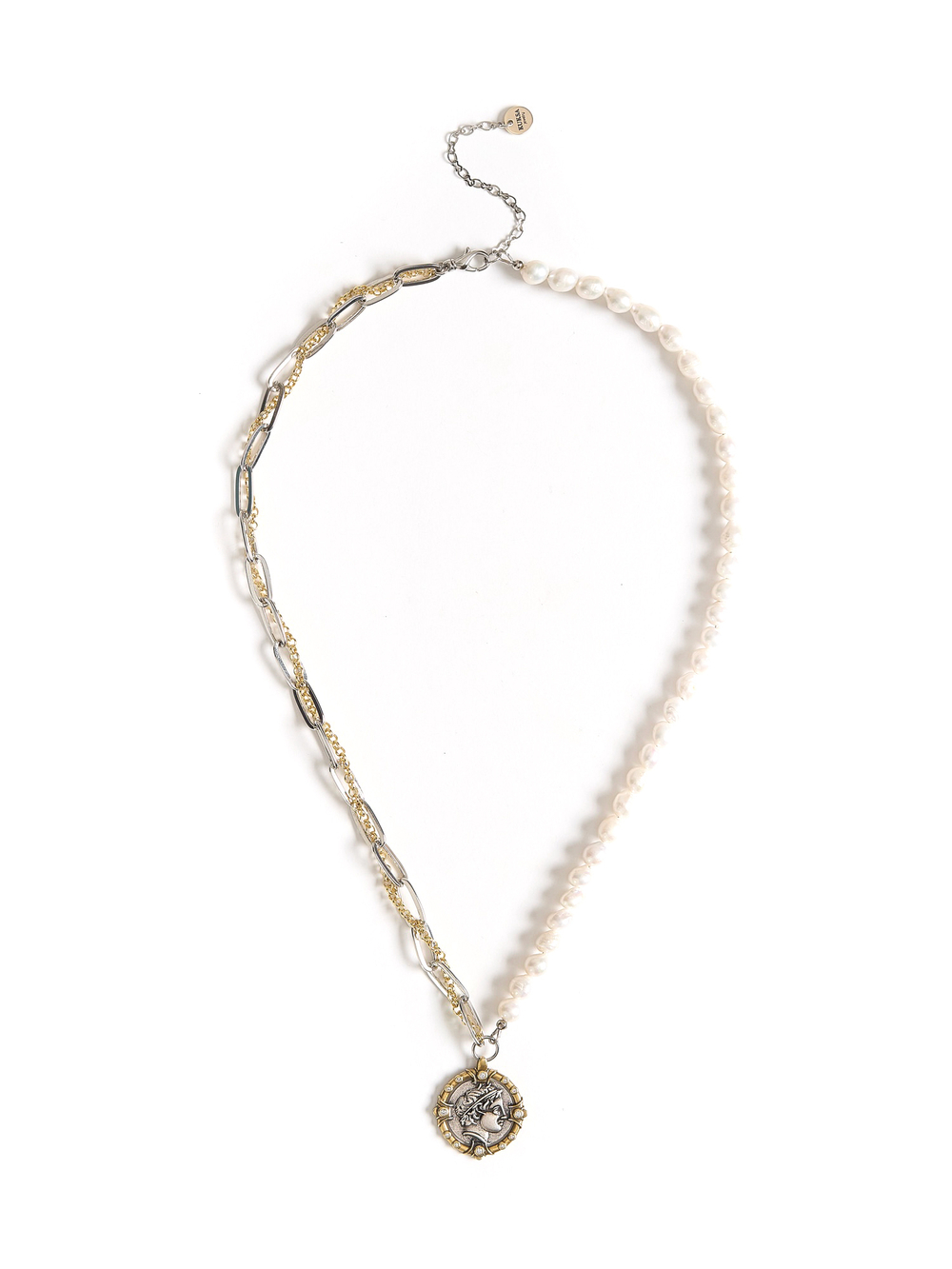 Колье "Coin" Pearl Bicolor