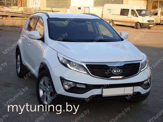 Реснички на фары для Kia Sportage III