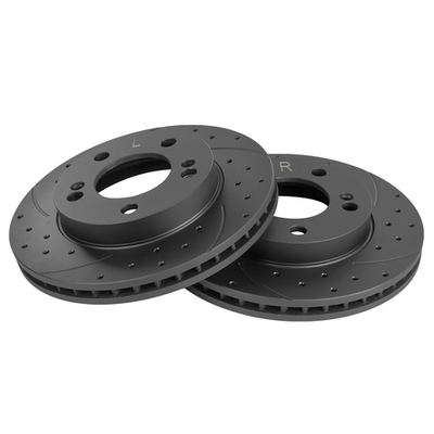 Диск тормозной передний перфорированный PRO-Line с покрытием (компл.2 шт) SSANG YONG Action/Rexton/Kyron/Vent.D=294mm GANZ GIJ10082S