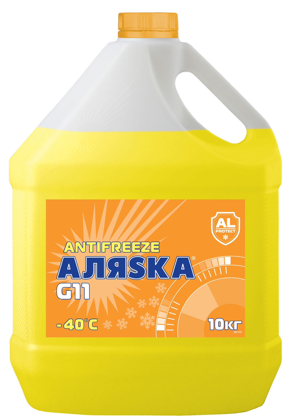 Антифриз Аляска yellow - 40 G11 10 кг