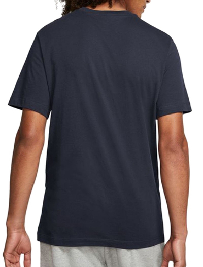 Мужская теннисная футболка Nike Court Heritage Tee - obsidian/washed teal