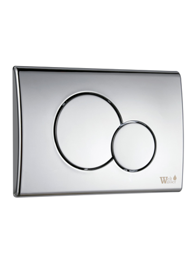 Кнопка нажимная для инсталляции WeltWasser  WW MARBERG 507 RD  10000005952  Круглая