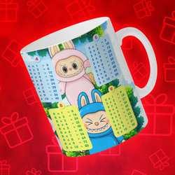 Лабубу с таблицей умножения