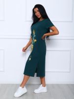 Лили - платье-футболка зеленый Iv-capriz (Акция)