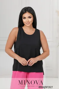 Блуза 2027-черный Minova