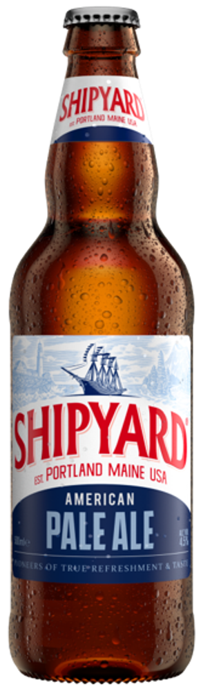 Пиво Шипьярд Американ Пейл Эль / Shipyard American Pale Ale 0.5 - стекло