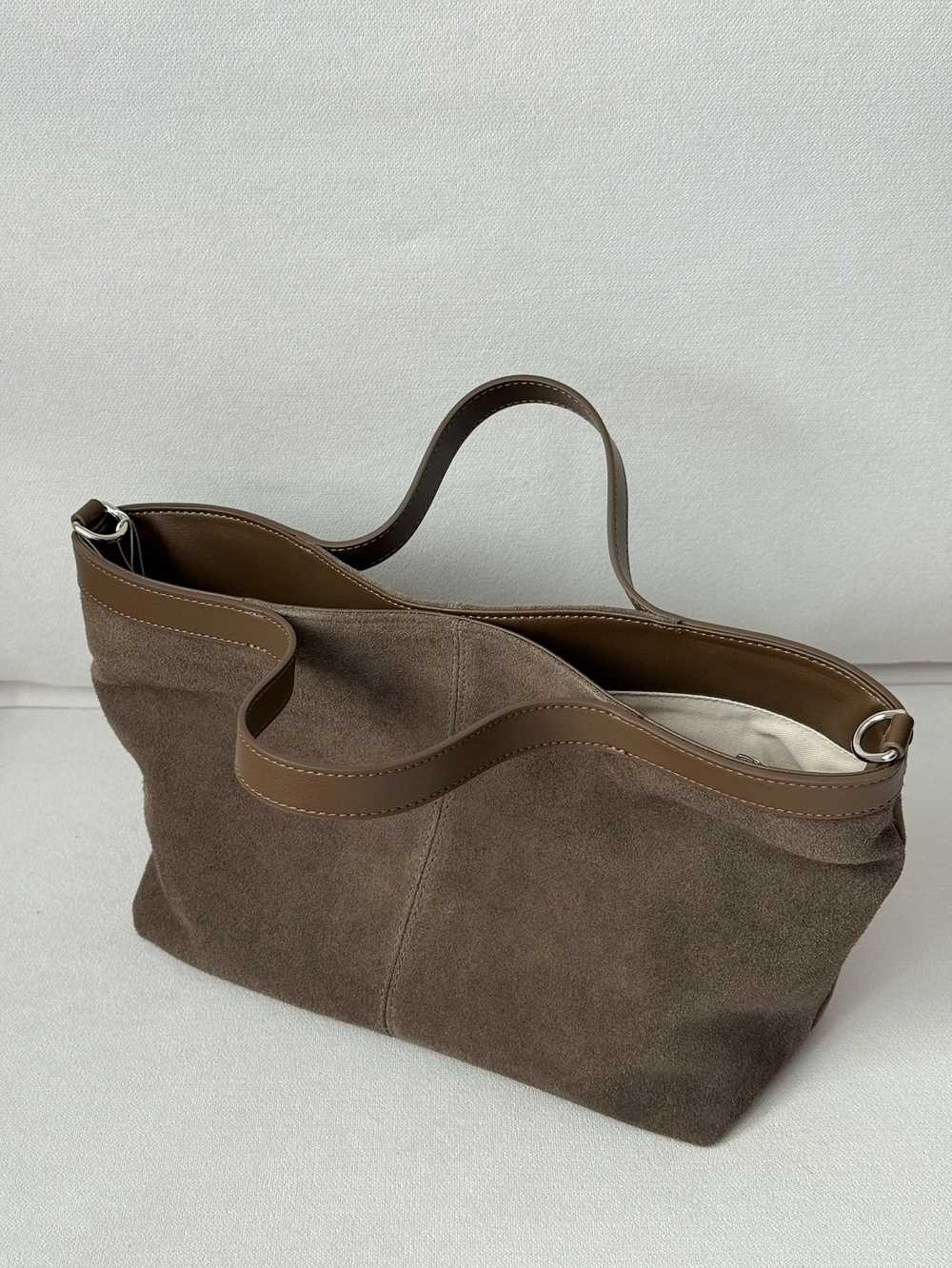 Сумка из натуральной замши