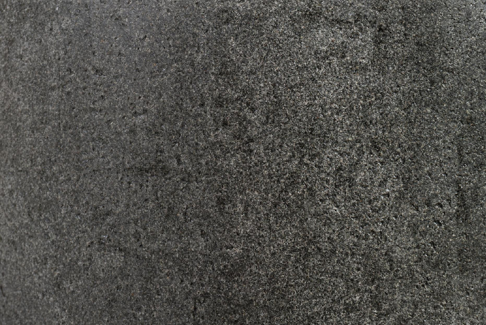 Кашпо TREEZ Effectory - Stone - Округлый конус - Тёмно-серый камень