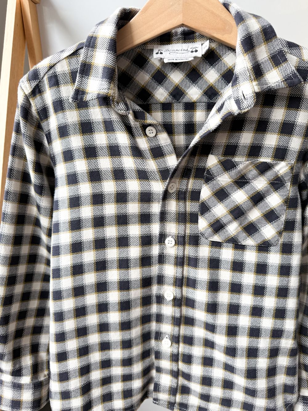 Хлопковая рубашка Bonpoint, 116