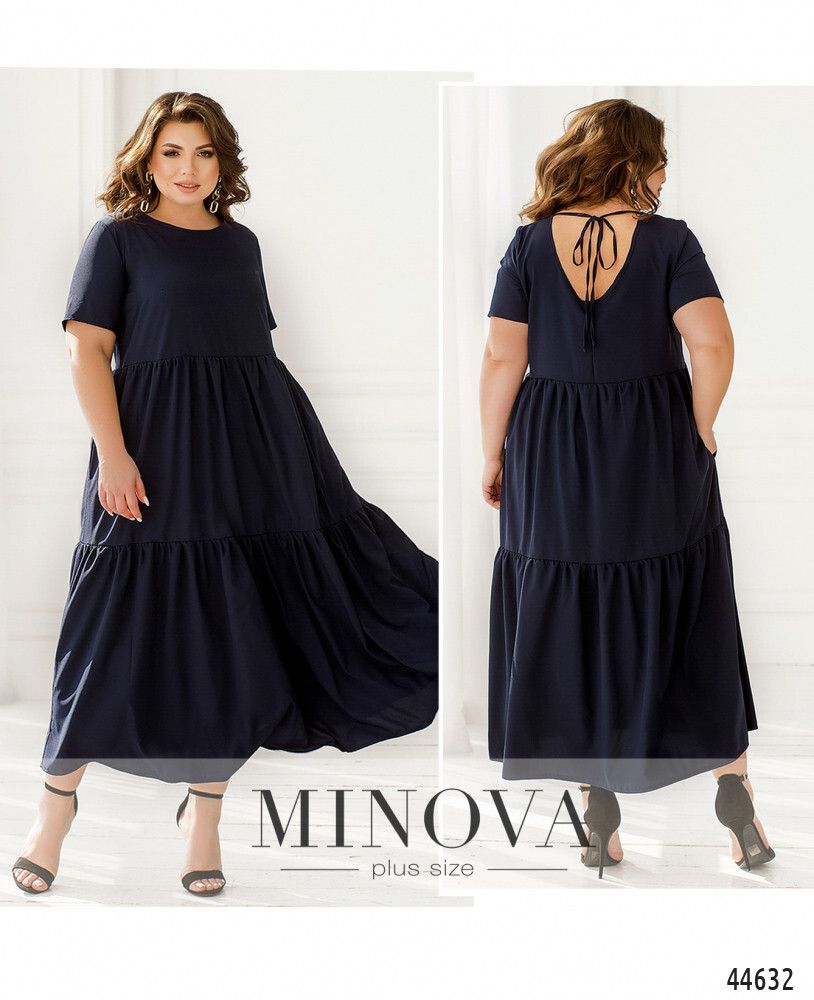 Платье 17-259-синий Minova