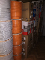 Кабель витая пара REXANT 01-0072205 U/UTP CAT 6 нг(А)-HFLTx 4х2х0,575 мм 23 AWG внутренний SOLID 205 м