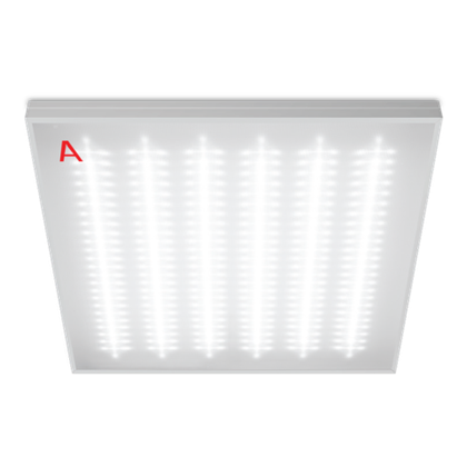 Светильник ОФИС ДВО01-052 с БАП EM3 54Вт 3000К IP40 Микропризма 6200лм 595х595х40мм WOLTA PRO