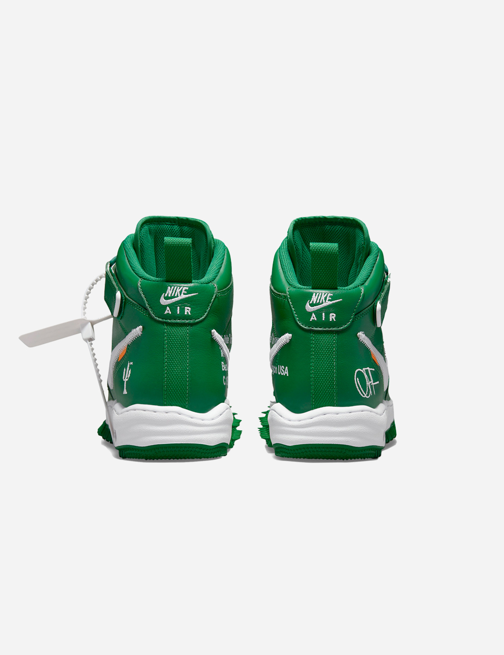 Off White x Nike Air Force 1 Mid Green